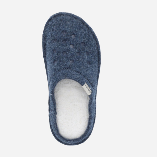 Kapcie damskie ciepłe Crocs Classic Slipper 203600-NNOT 41-42 (M8/W10) 26 cm Ciemnogranatowe (887350817089) - obraz 4