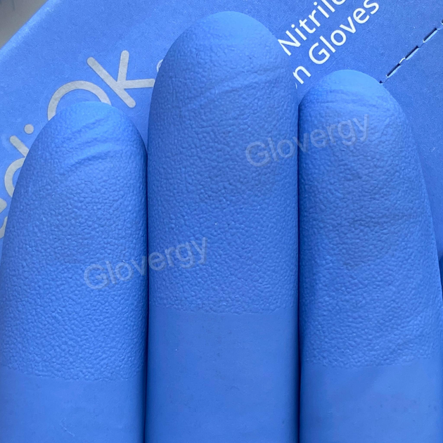 Перчатки нитриловые Mediok Blue Sky размер L голубые 100 шт - изображение 2
