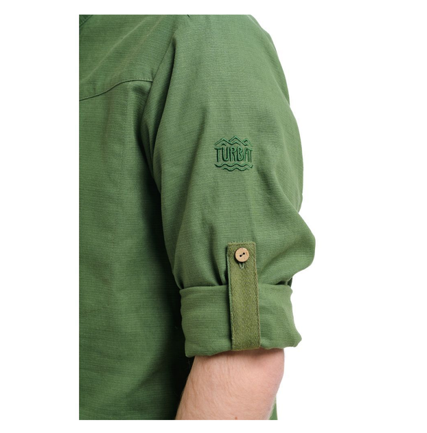 Рубашка Turbat Madeira Hemp Mns Bronze Green XL (1054-012.004.4200) - Фото 2 Рубашка Turbat Madeira Hemp Mns Bronze Green XL (1054-012.004.4200) - изображение 2