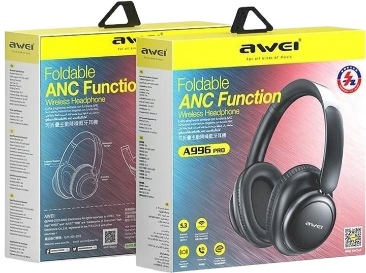 Навушники Awei A996 Pro Black (6954284006194) - зображення 3
