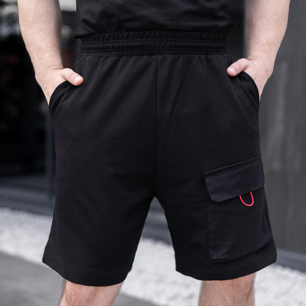 Мужские шорты Pobedov Atlant из двухнитки черные размер L - изображение 1
