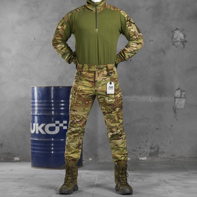 Мужской костюм Deep Defense 7.62 рип-стоп убакс + штаны мультикам размер 2XL - изображение 1