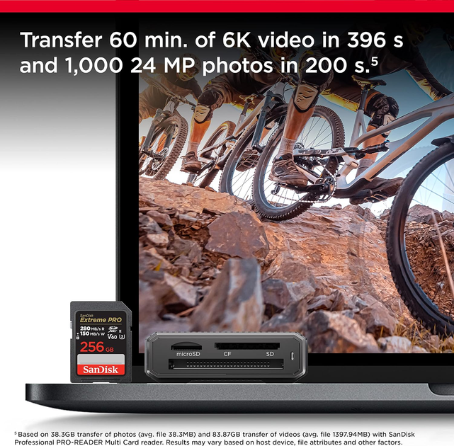 Карта памяти SD 256Gb SanDisk Extreme PRO (SDSDXEP-256G-GN4IN) - изображение 4