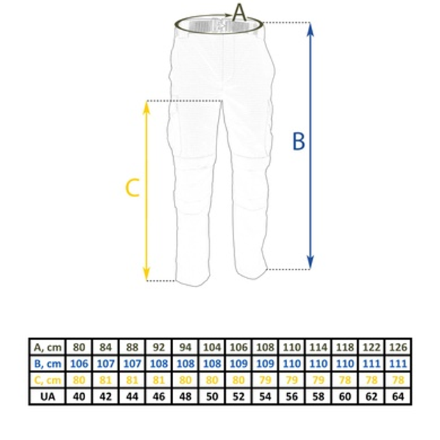 Штани тактические Tailor Rip-Stop Черные 56 - изображение 2