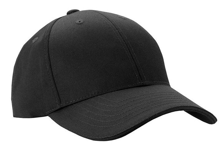 Тактична кепка формена 5.11 Tactical Uniform Hat, Adjustable Black - зображення 1