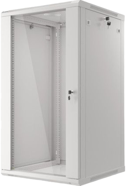 Шафа підвісна серверна Lanberg 19 22U 600X600 (WF01-6622-10S) - зображення 1