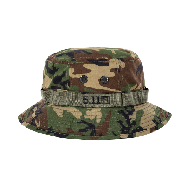 Панама тактическая 5.11 Tactical® Boonie Hat Woodland S/M Woodland - изображение 1