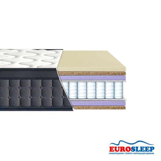 Ортопедический матрас серия Laviano SPRING "LATEX-COCOS" ТМ Еurosleep ...