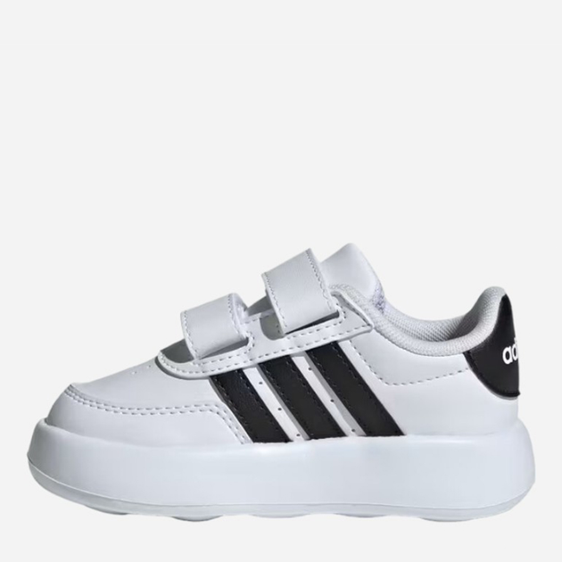 Sneakersy chłopięce adidas Breaknet 2.0 CF I ID5276 21 Biały/Czarny (4066759164659) - obraz 3