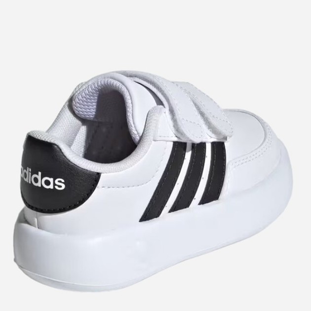 Sneakersy chłopięce adidas Breaknet 2.0 CF I ID5276 21 Biały/Czarny (4066759164659) - obraz 4