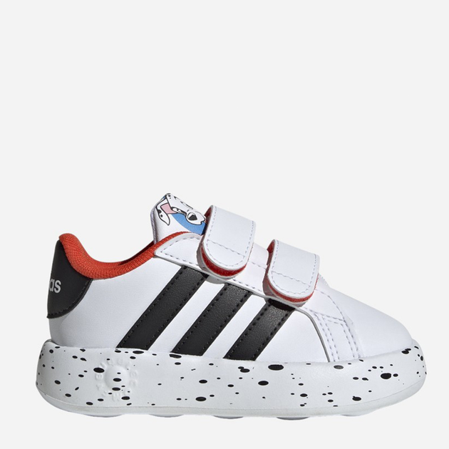 Tenisówki dziecięce dla dziewczynki Adidas Grand Court 2.0 101 CF I ID8013 24 Biały/Czarny (4066765023827) - obraz 1