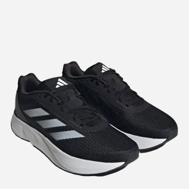Чоловічі кросівки для бігу Adidas Duramo SL M ID9849 43.5 Чорні/Білі (4066756064129) - зображення 2