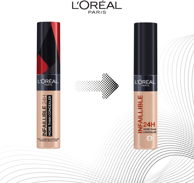 Многофункциональный стойкий консилер для лица L’Oréal Paris Infaillible ...