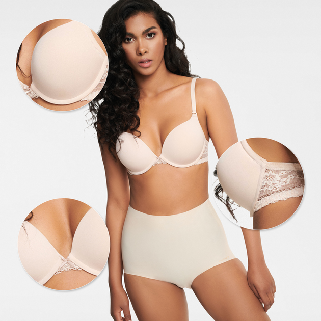 Бюстгальтер Push-up Esotiq 37696-80X 75C Бежевий (5901656758923) - зображення 6