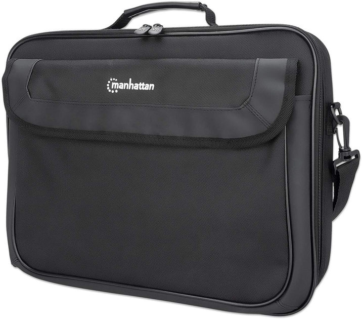 Torba na laptopa Manhattan Cambridge 15.6" Black (766623439947) - obraz 3