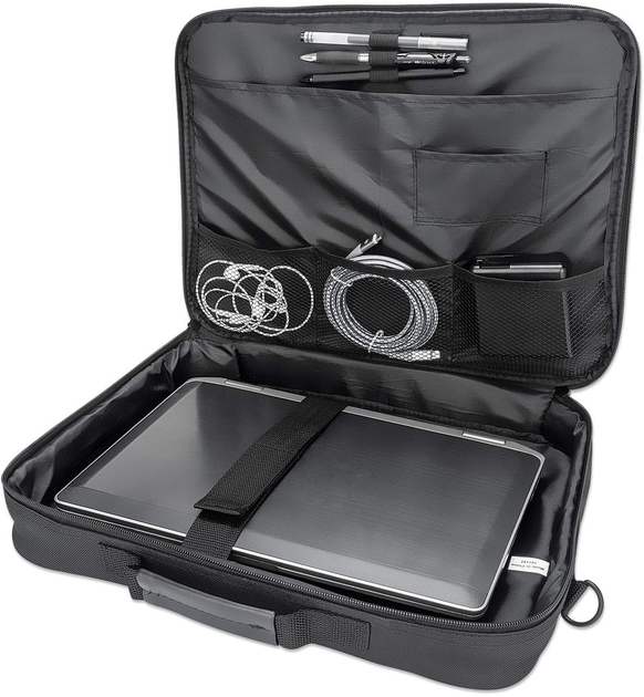 Torba na laptopa Manhattan Cambridge 15.6" Black (766623439947) - obraz 7