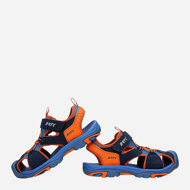 Дитячі сандалії для хлопчика Bartek 19042501 34 Темно-синій/Оранжевий (5904699047412) - зображення 2