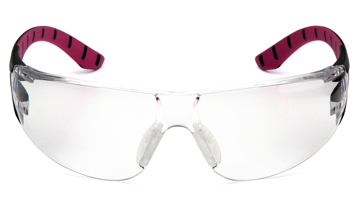 Окуляри захисні Pyramex Endeavor Pink (clear) Anti-Fog, прозорі у чорно-рожевій оправі - зображення 2