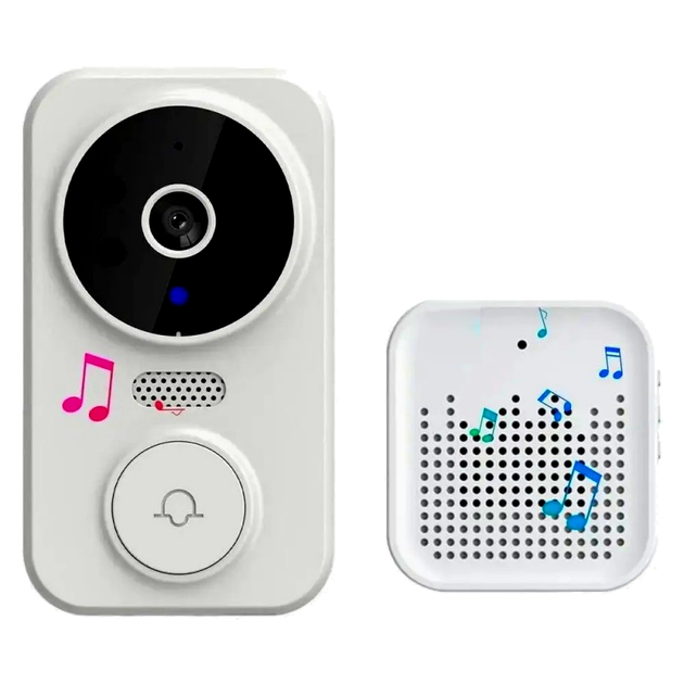 Домофон бездротовий Wi-Fi Smart Doorbell M8 (Ulooka app) - изображение 7