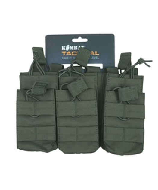 Підсумок під магазини АК KOMBAT UK Triple DUO Mag Pouch 5056258911792 - зображення 1