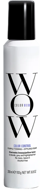 Pianka Color Wow Color Control Purple Toning do włosów blond 200 ml (5060150185625) - obraz 1