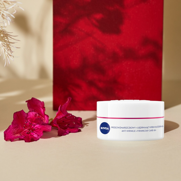 Krem do twarzy na dzień Nivea Przeciwzmarszczkowy + Ujędrniający 45+ 50 ml (5900017091136) - obraz 6
