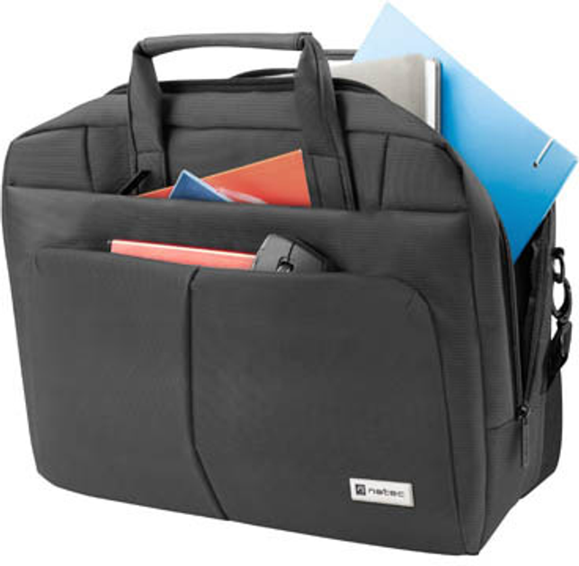 Сумка для ноутбука Natec Gazelle 15.6" Black (NTO-0809) - зображення 4