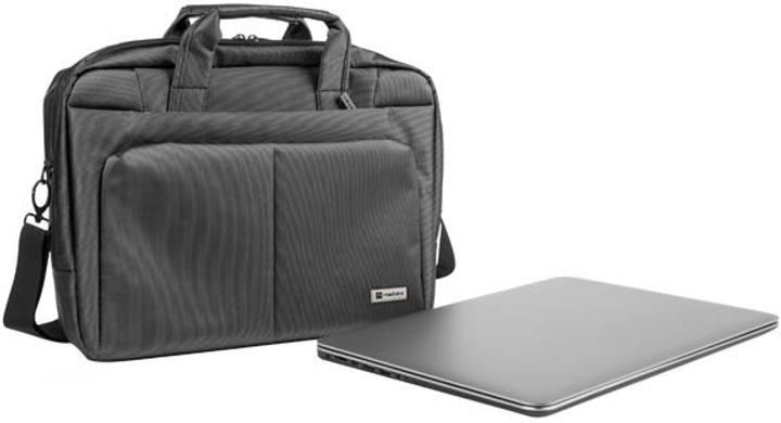 Torba na laptopa Natec Gazelle 15.6" Grey (NTO-0812) - obraz 8