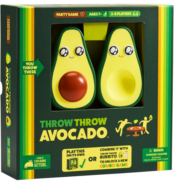 Настільна гра Flood Gate Throw Throw Avocado A Dodgeball Card Game (0852131006501) - зображення 1