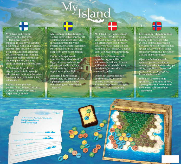 Настільна гра Lautapelit My Island Nordic (6430018277448) - зображення 2