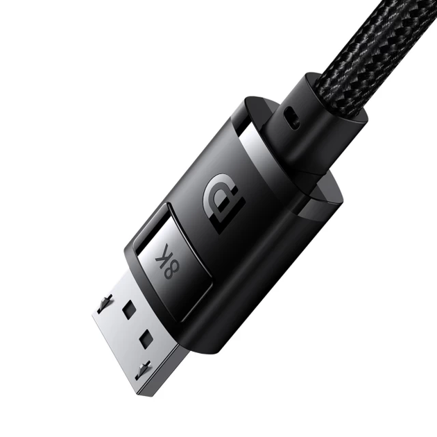 Кабель видео Baseus DisplayPort High Definition Series 8K 60Hz 1м Black (B00633706111-00) - изображение 6