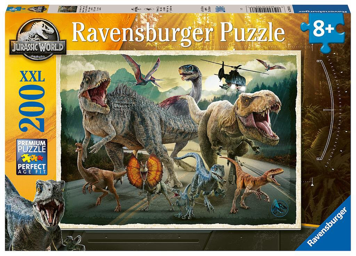 Пазл Ravensburger Jurassic World 200 елементів (4005555010586) - зображення 1