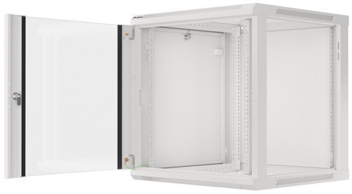 Szafa wisząca serwerowa Lanberg 19" 12U 600x600 Gray (WF01-6612-10S) - obraz 3