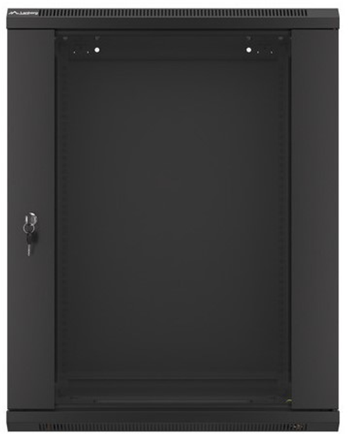 Szafa wisząca serwerowa Lanberg 19" 15U 600x450 Black (WF01-6415-10B) - obraz 3