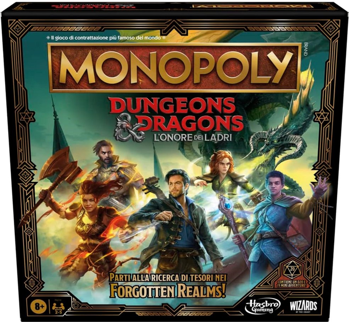 Gra planszowa Hasbro Monopoly Dungeons And Dragons Movie Honor Among Thieves (5010994202071) - obraz 1