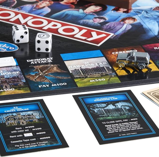 Настільна гра Hasbro Monopoly Stranger Things (версія італійська) (5010993952656) - зображення 4