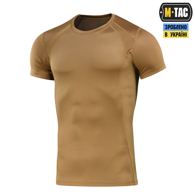 Футболка M-Tac потоотводящая Athletic Gen. 2 Coyote Brown L - изображение 1