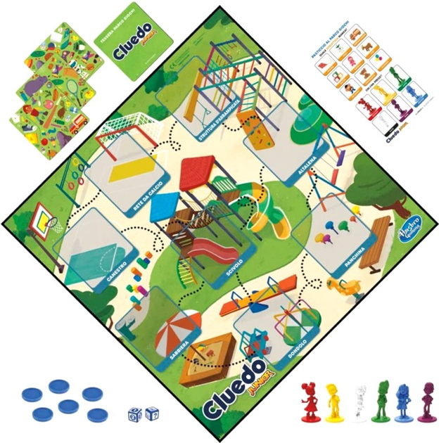 Настільна гра Hasbro Cluedo Junior Refresh (версія італійська) (5010996110794) - зображення 4