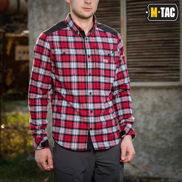 Сорочка M-Tac Redneck Cotton Shirt Red S/R - зображення 2