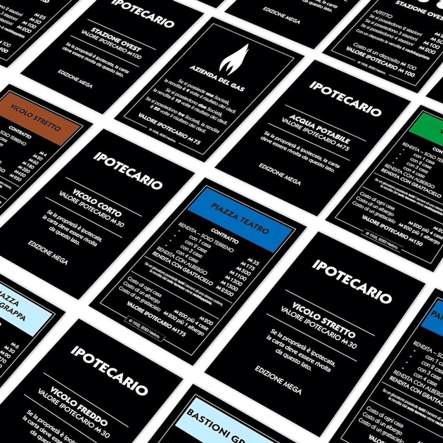 Настільна гра Winning Moves Monopoly Mega Silver (версія італійська) (5036905053570) - зображення 3