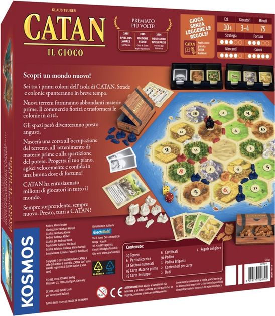 Настільна гра Giochi Uniti Catan Base Eco 2022 (8058773208705) - зображення 2