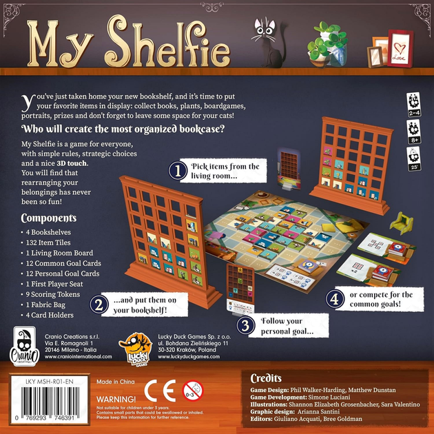 Настільна гра Cranio Creations My Shelfie (версія італійська) (8034055583777) - зображення 8