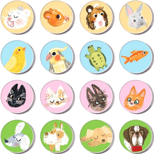 Настільна гра Sassi Junior Animal Friends Household Animals (версія італійська) (9788830381049) - зображення 4