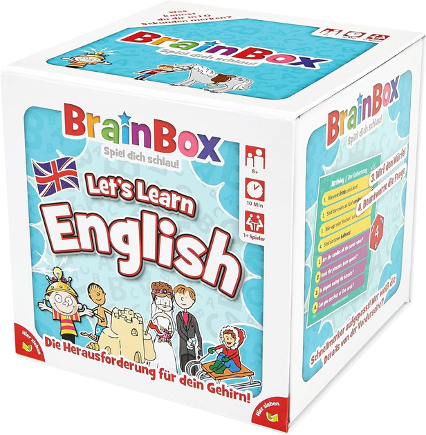 Gra planszowa Asmodee BrainBox Lets learn English (5025822139528) - obraz 1
