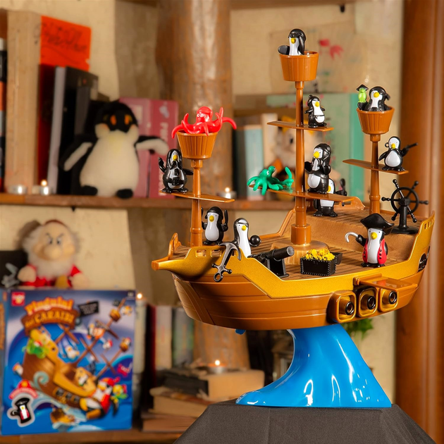 Настільна гра Rocco Giocattoli Caribbean penguins (версія італійська) (8027679071188) - зображення 5