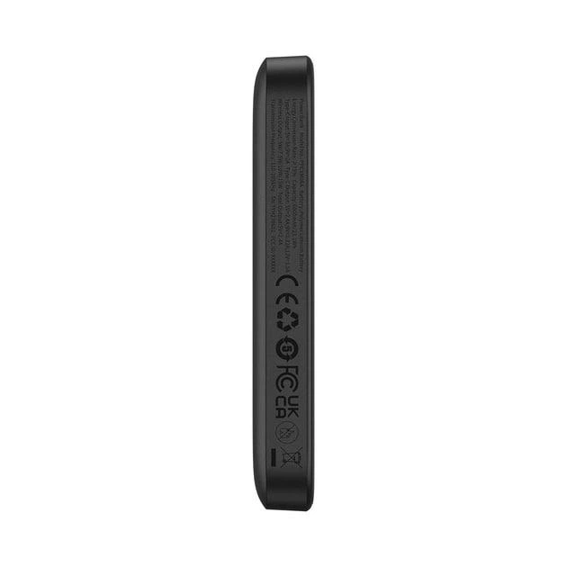 Павербанк с беспроводной зарядкой Qi 15W Baseus Magnetic Mini 6000mAh 20W 2в1 QC3.0+PD3.0 (P10059002113-00) Black - изображение 6