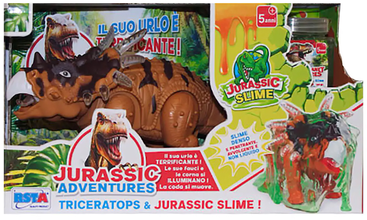 Фігурка RS Toys Stiracosaurus зі слаймом (8004817112095) - зображення 1
