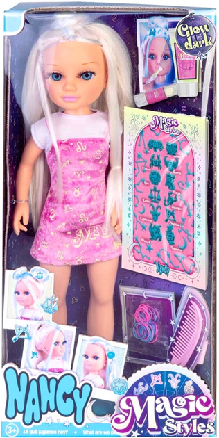 Лялька з аксесуарами Famosa Nancy Magic Style 43 см (8056379162940) - зображення 1