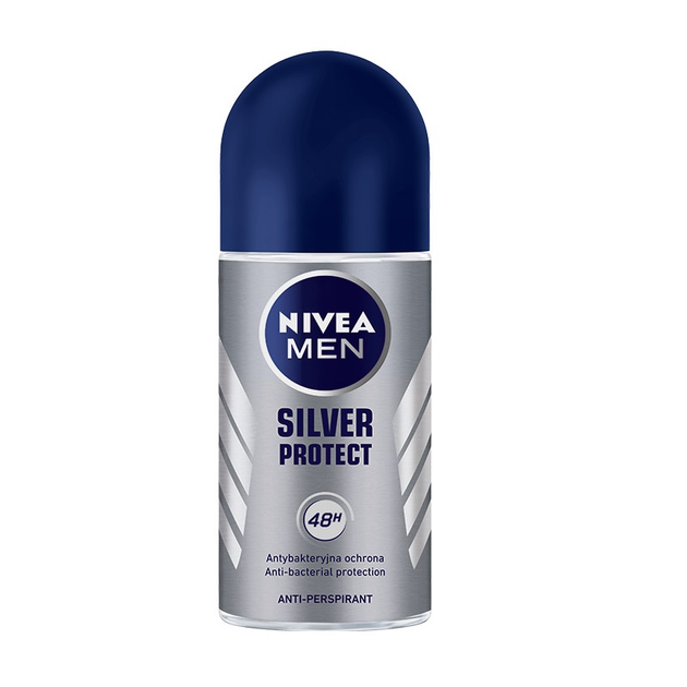Набір Nivea Men Silver Protect Пінка для гоління 200 мл + Гель для душу 250 мл + Бальзам після гоління 100 мл + Антиперспірант-ролик 50 мл (9005800361666) - зображення 2