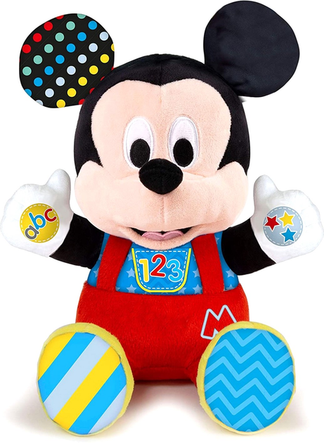 М'яка іграшка Clementoni Baby Mickey Mouse Play and Learn (8005125173037) - зображення 2
